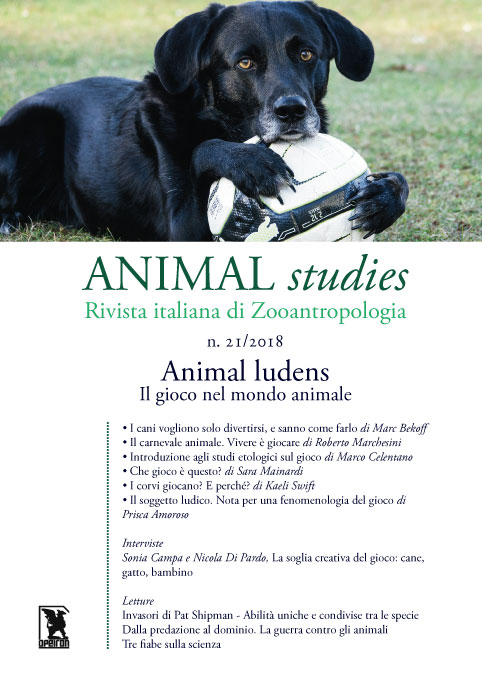 Copertina della rivista Animal studies