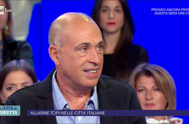 Roberto Marchesini ospite della trasmissione "La vita in diretta"
