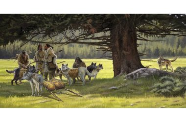 Dan Burr Early Men and Dogs