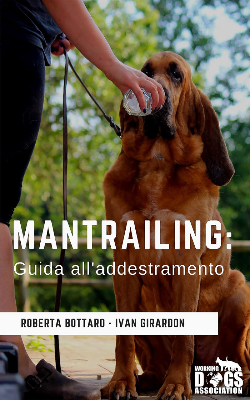 Copertina libro Mantrailing: guida all'addestramento